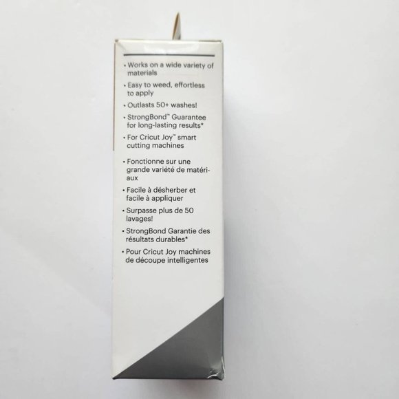 Cricut Joy Smart Iron-On Roll - 5.5" x 24" - Matte Silver StrongBond - Picture 6 of 7